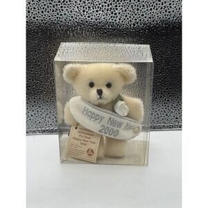 Hermann‎ Millennium Pin Bear Happy New Year 2000 Collectible Gift